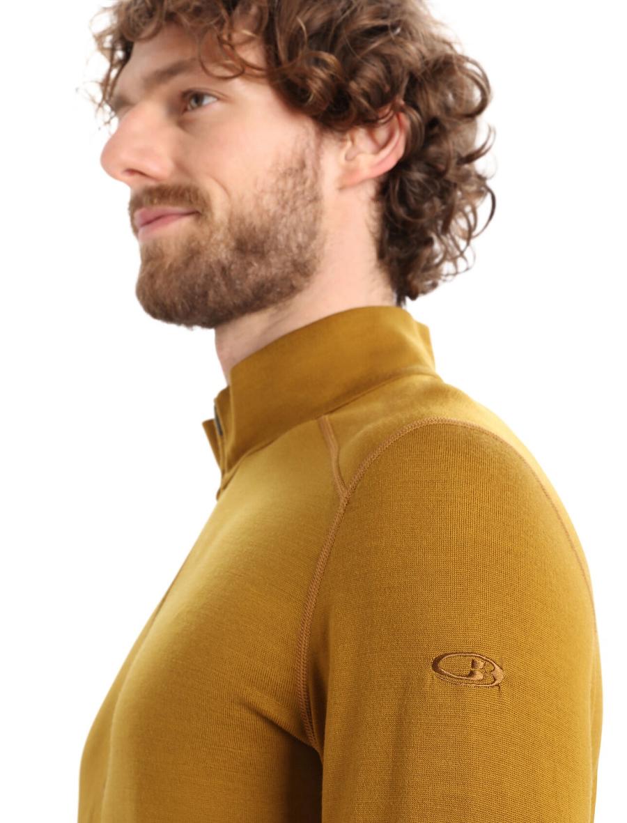 Clove Icebreaker Merino 260 Tech Long Sleeve Half Zip Thermal Top Men's Base Layers | AU 1383AHKP